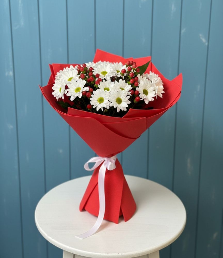 Букет цветов из: Хризантемы в Бежецке