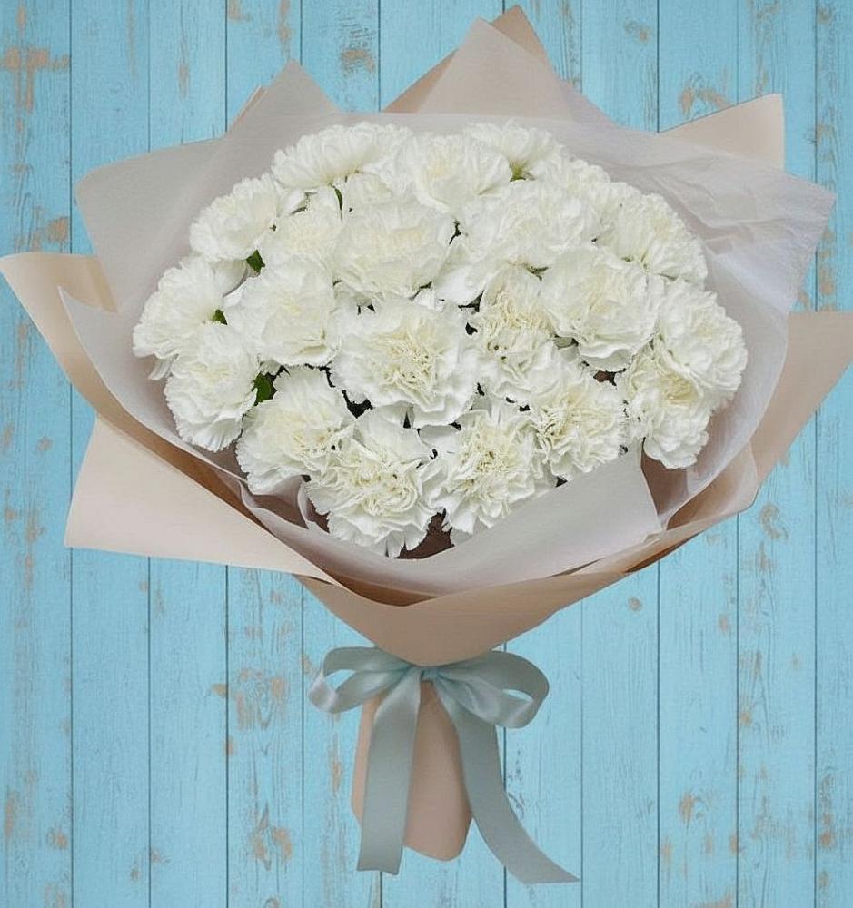 Букет цветов из: Гвоздики в Бежецке