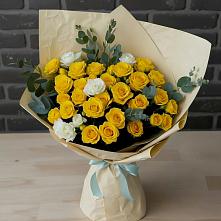 Букет цветов из:  Розы #REPLACE_PRED# Бежецке