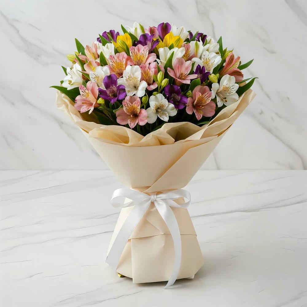 Букет цветов из: Альстромерии в Бежецке