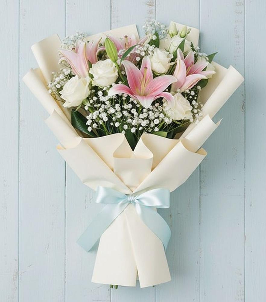 Букет цветов из: Лилии в Бежецке