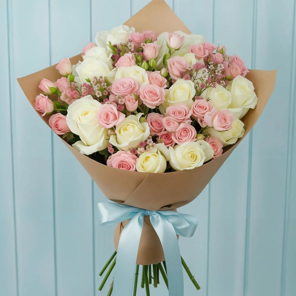 Букет цветов из: Розы в Бежецке