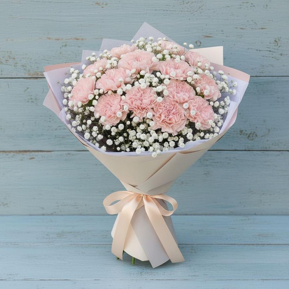 Букет цветов из: Гвоздики в Бежецке