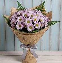 Букет цветов из:  Хризантемы #REPLACE_PRED# Бежецке