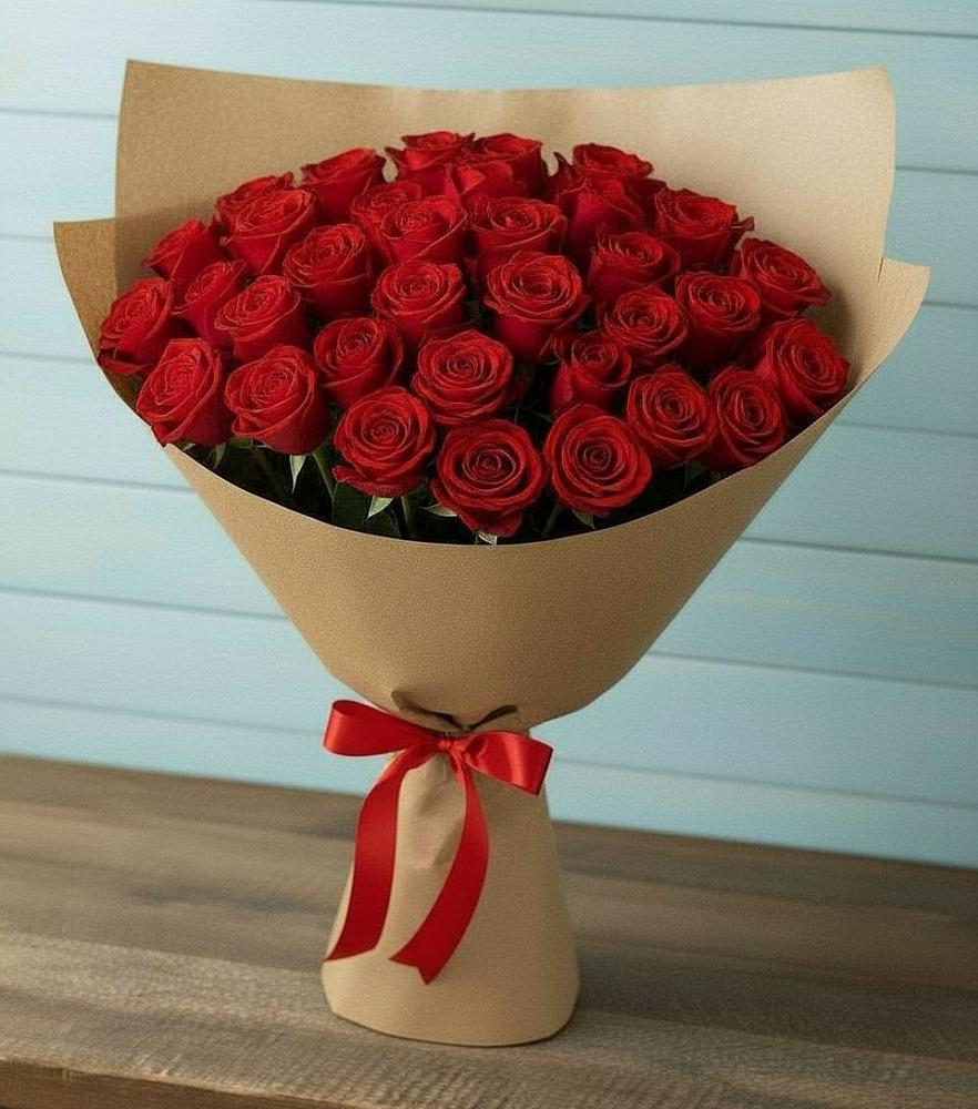 Букет Красные розы Милано в Бежецке