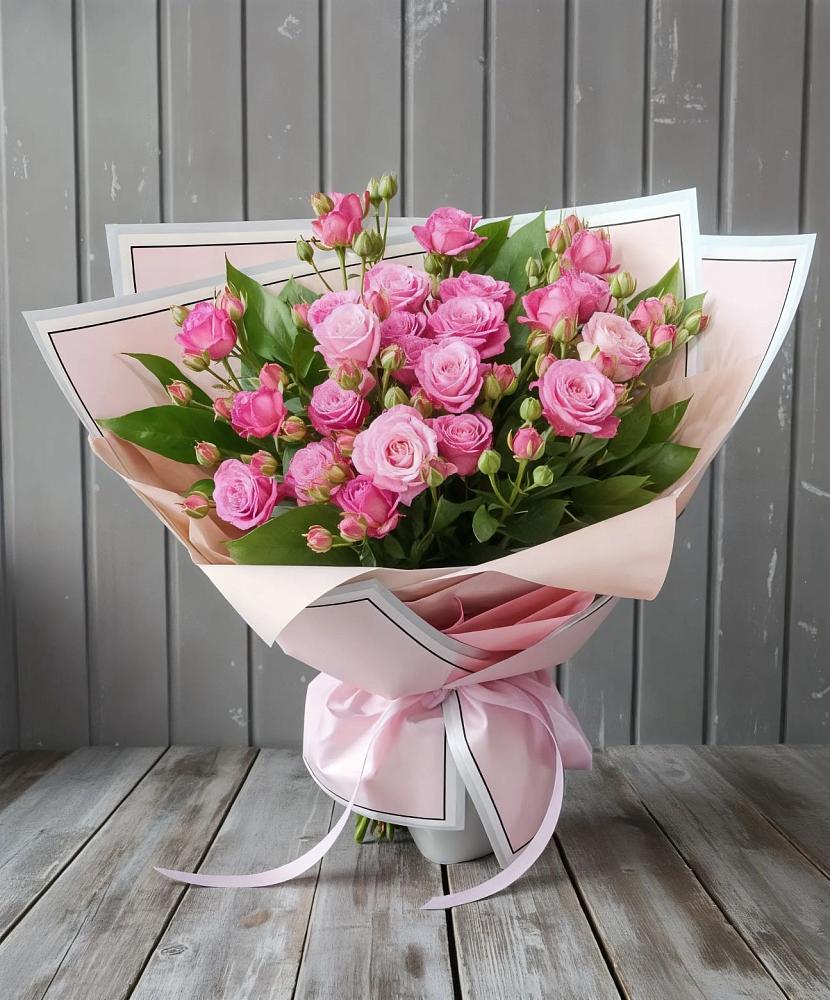 Букет Розовый кустик в Бежецке