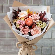 Букет цветов из:  Гвоздики, Хризантемы и Розы #REPLACE_PRED# Бежецке
