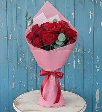 Букет цветов из:  Розы #REPLACE_PRED# Бежецке