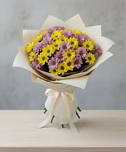 Букет цветов из:  Хризантемы в Бежецке