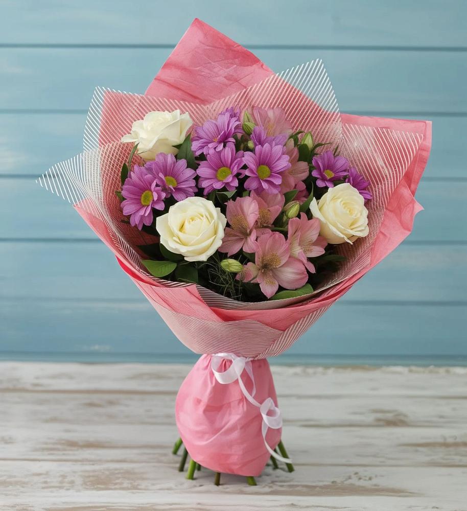 Букет цветов из: Герберы в Бежецке