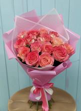 Букет 15 Розовых роз Равель в Бежецке